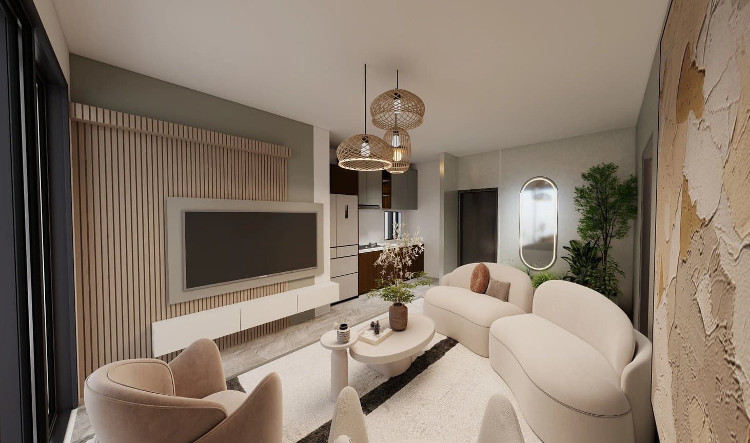 Apartment 1 living room