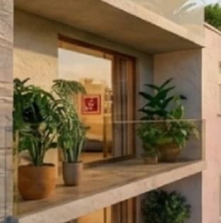 Planted balcony